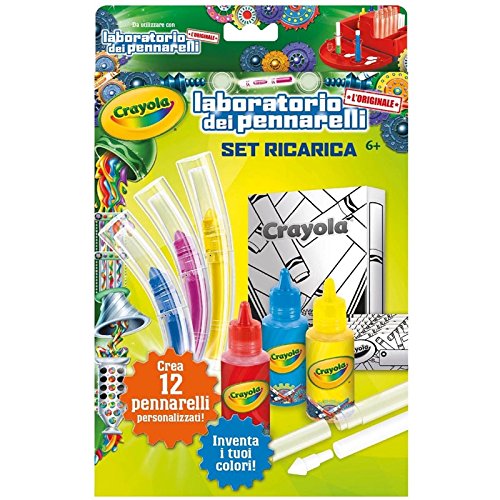 Crayola Set Ricarica Laboratorio dei Pennarelli Multicolori
